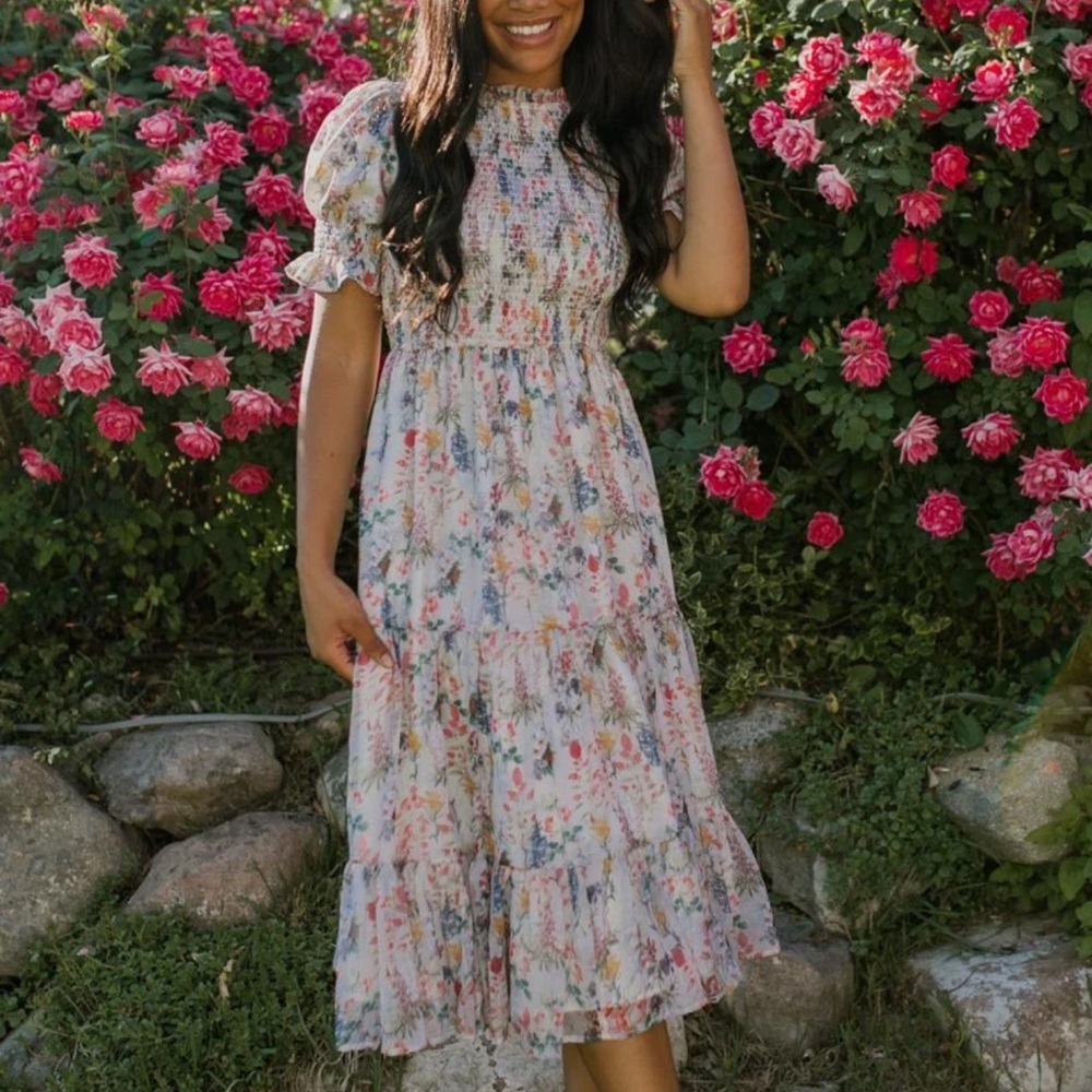 IVY CITY Cordelia Floral Dress- worn 1x